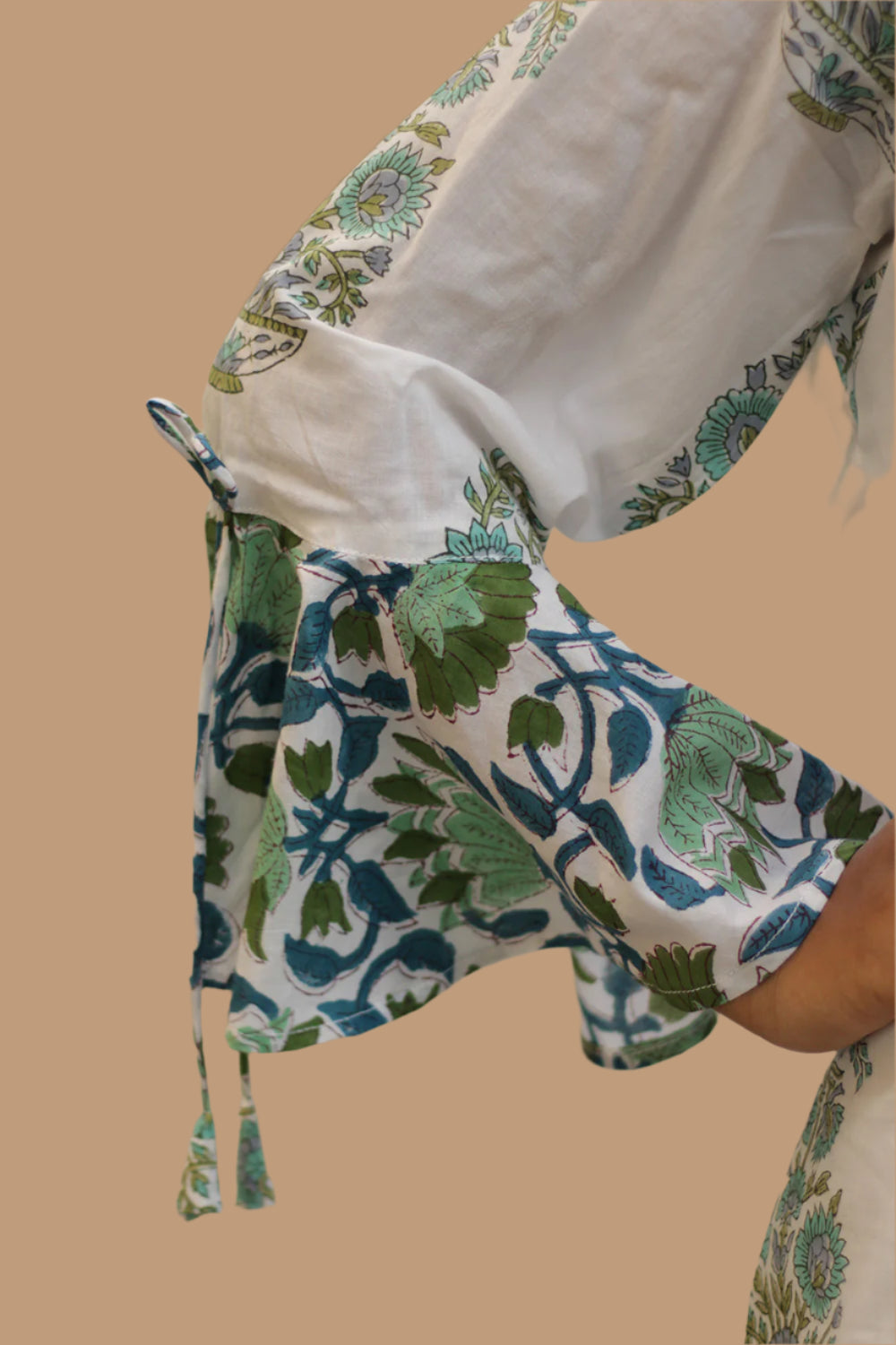 Sayali | Short Dress | Sea Foam Kairi Sanganeri