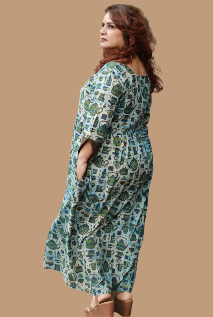 Chai Chaska | Long Dress | Blue