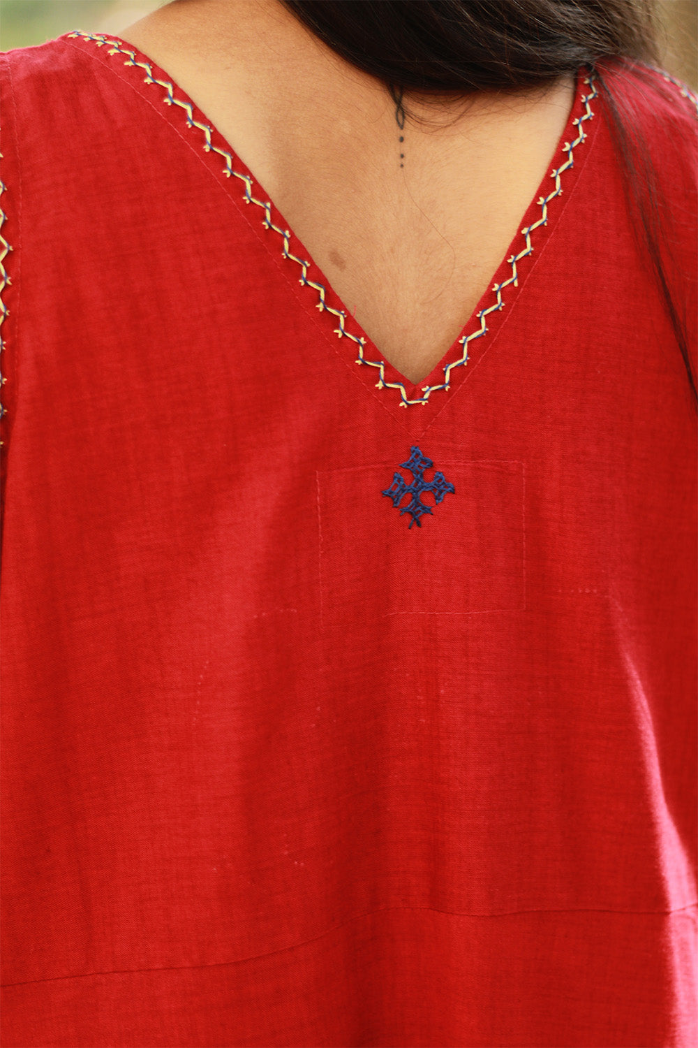 Khwaab | Long Kali Dress | Red