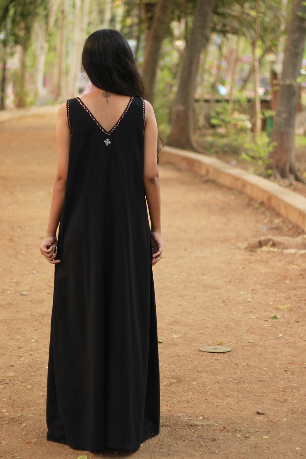 Khwaab | Long Kali Dress | Noir