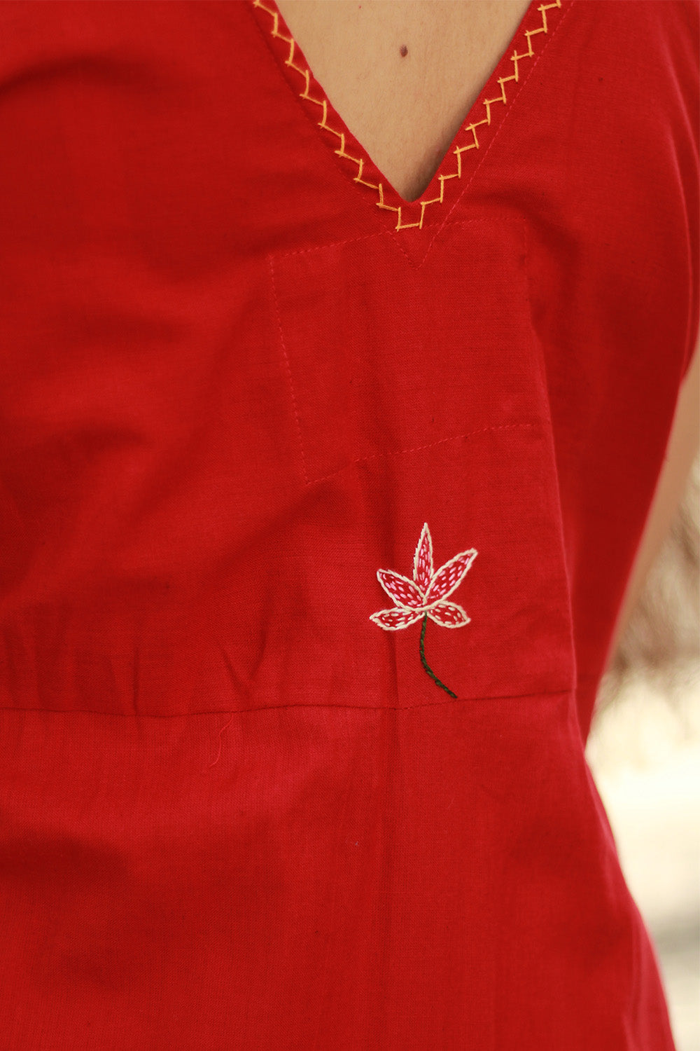 Saroj | Khwaab | Long Kali Dress | Crimson