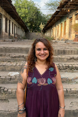 Saroj | Khwaab | Long Kali Dress | Wine