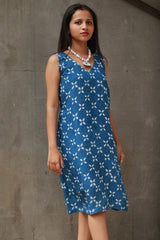 Noor | Sleeveless Modal Dress | Indigo