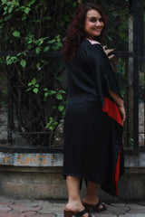 Banarasi Sitaara | Modal Silk Kaftan | Noir