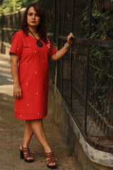 Cherry Fig | Short Dress | Crimson