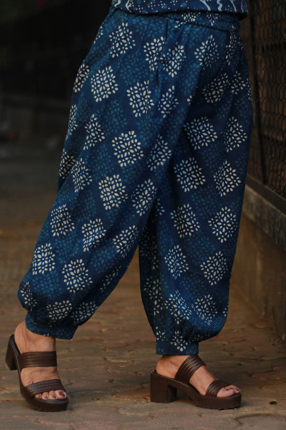 Jheel | Harem Pants | Indigo