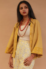 Raahat | Summer Jacket | South Cotton | Mustard