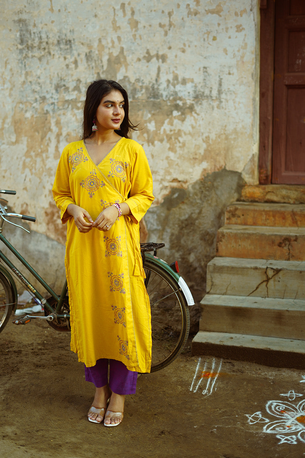 Zardi Nazakat | Hand Embroidered Angarkha