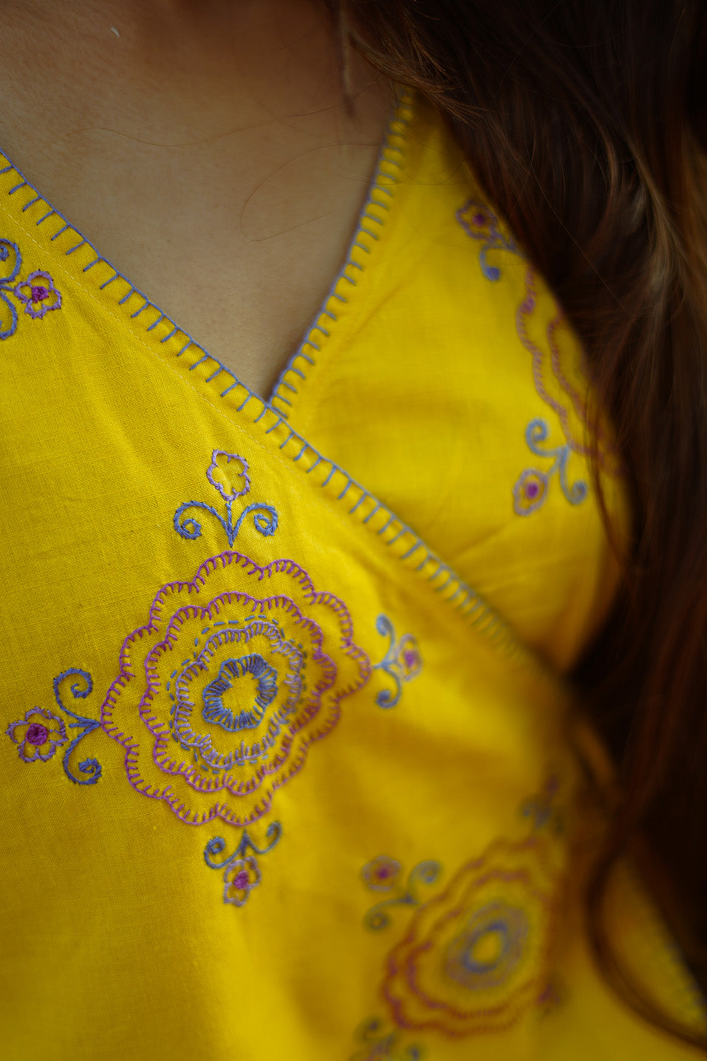 Zardi Nazakat | Hand Embroidered Angarkha