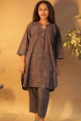 Short Kurta | Navy Universe