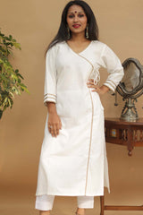 Shayari | Angarkha Kurta | Ivory