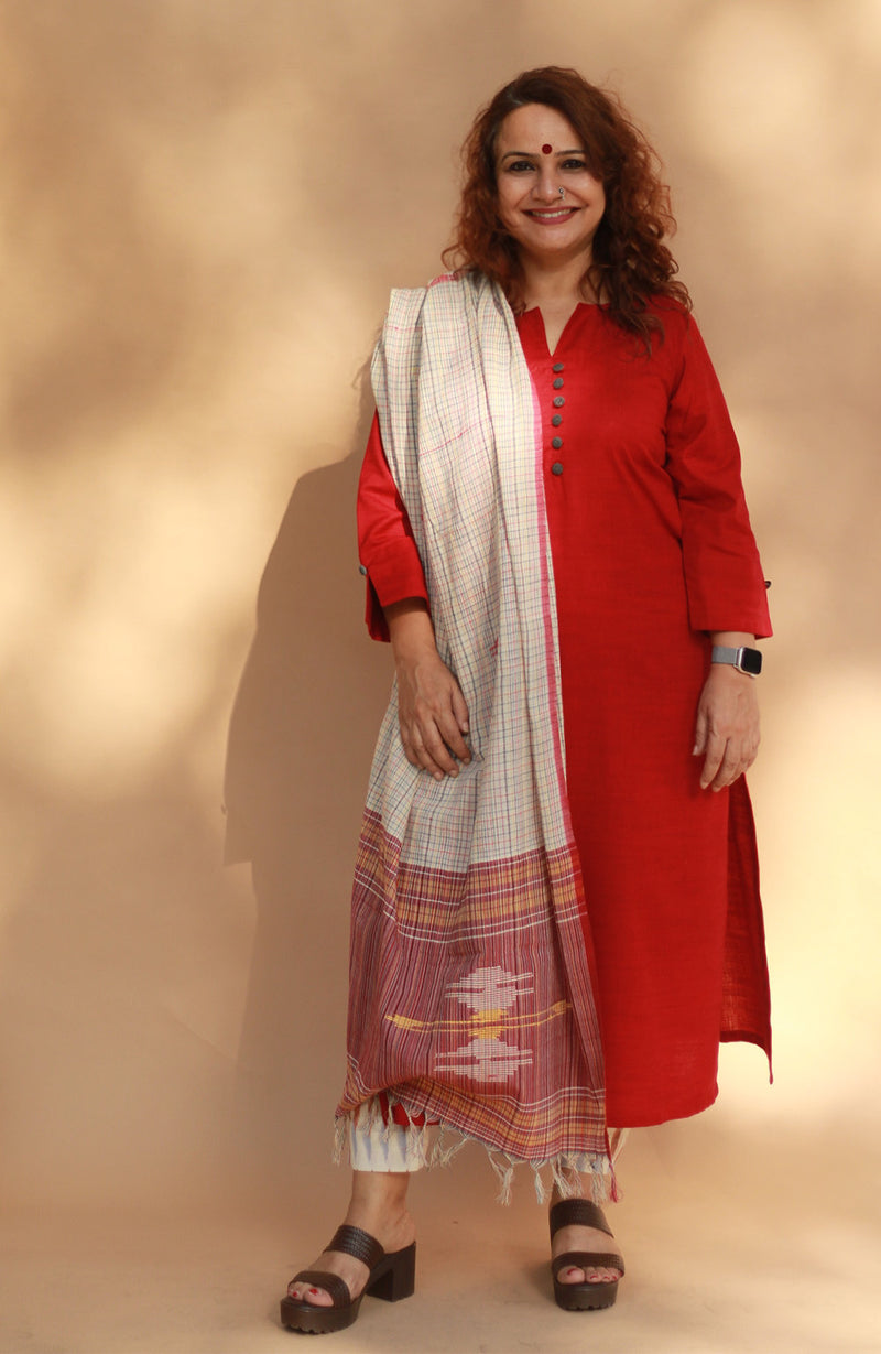 Nitya | Long Kurta | Rouge