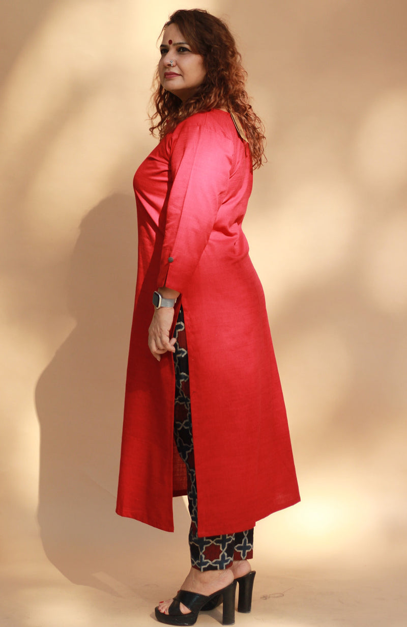 Nitya | Long Kurta | Rouge