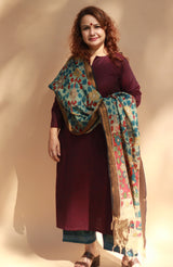 Nitya | Long Kurta | Wine