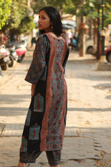 Abhira | Long Kurta | Madder Universe Ajrakh