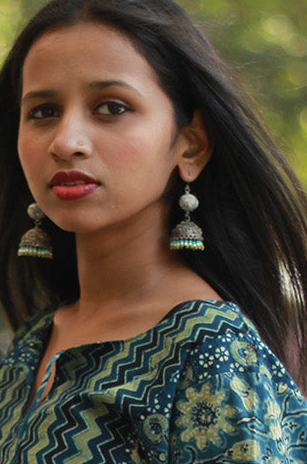 Nakhre | Potli Jhumka | Aqua Sanganeri