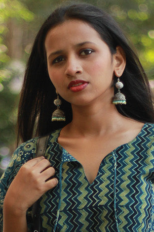 Nakhre | Potli Jhumka | Aqua Sanganeri