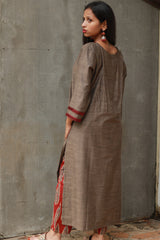 Banjari | Cotton Kurta | Sienna With Embroidery