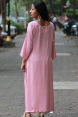 Sahaj | Modal Silk Kurta | Dusk Pink