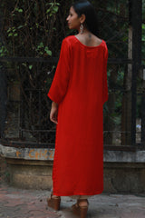 Sahaj | Modal Silk Kurta | Rouge