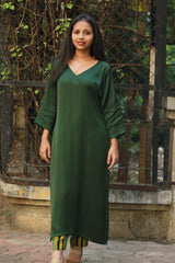 Sahaj | Modal Silk Kurta | Green