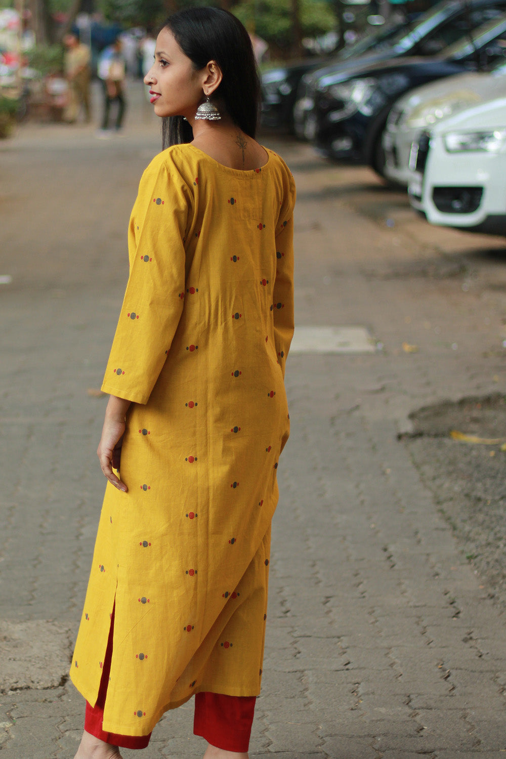 Nitya | Long Kurta | Yellow