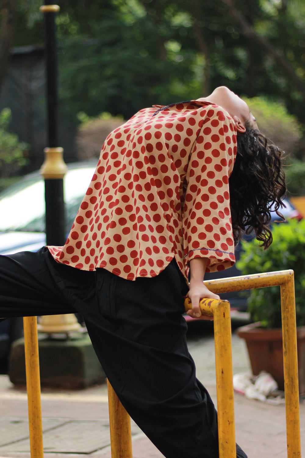 Anjali | Cotton Kurti | Rouge Polka