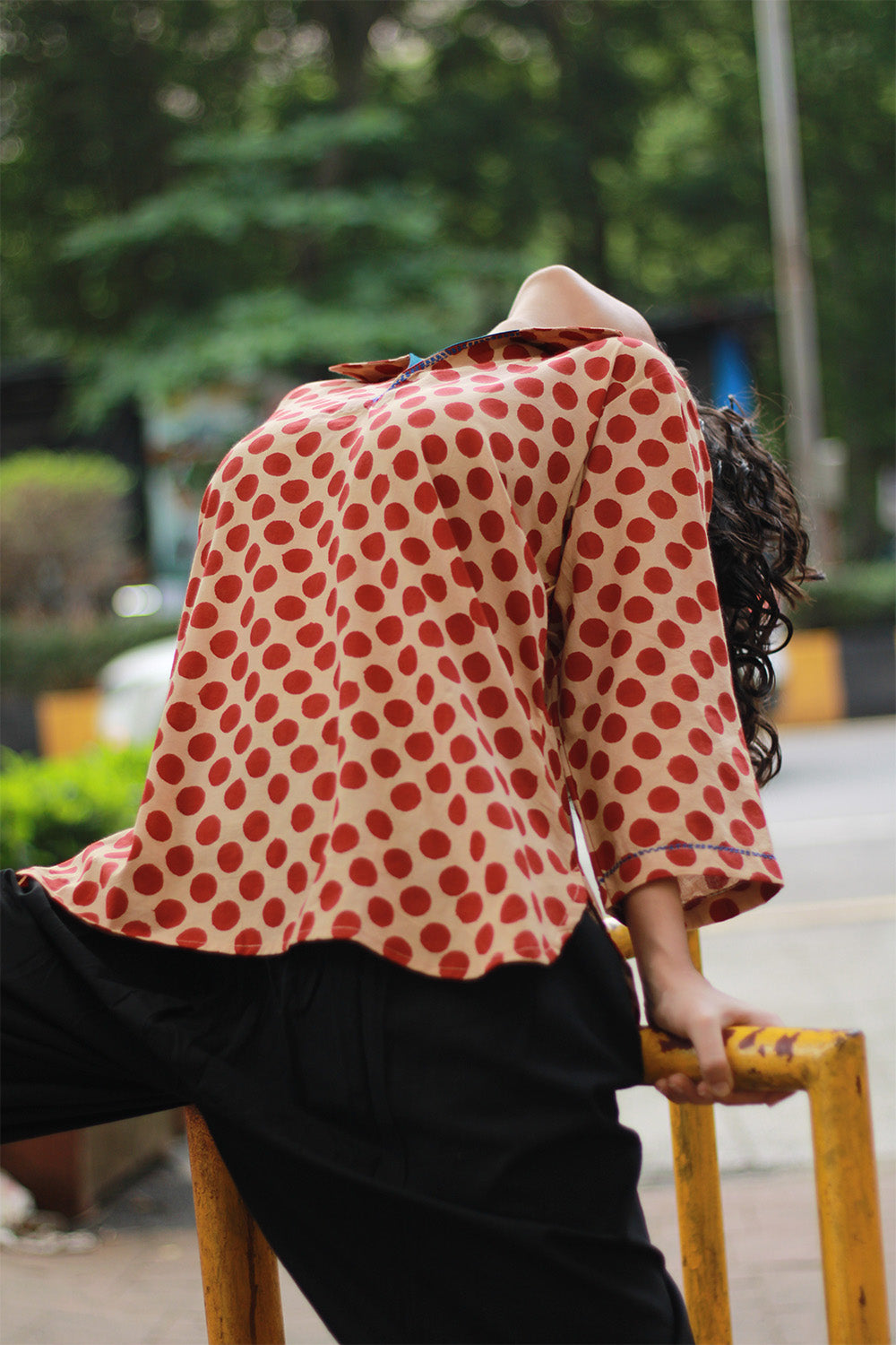 Anjali | Cotton Kurti | Rouge Polka