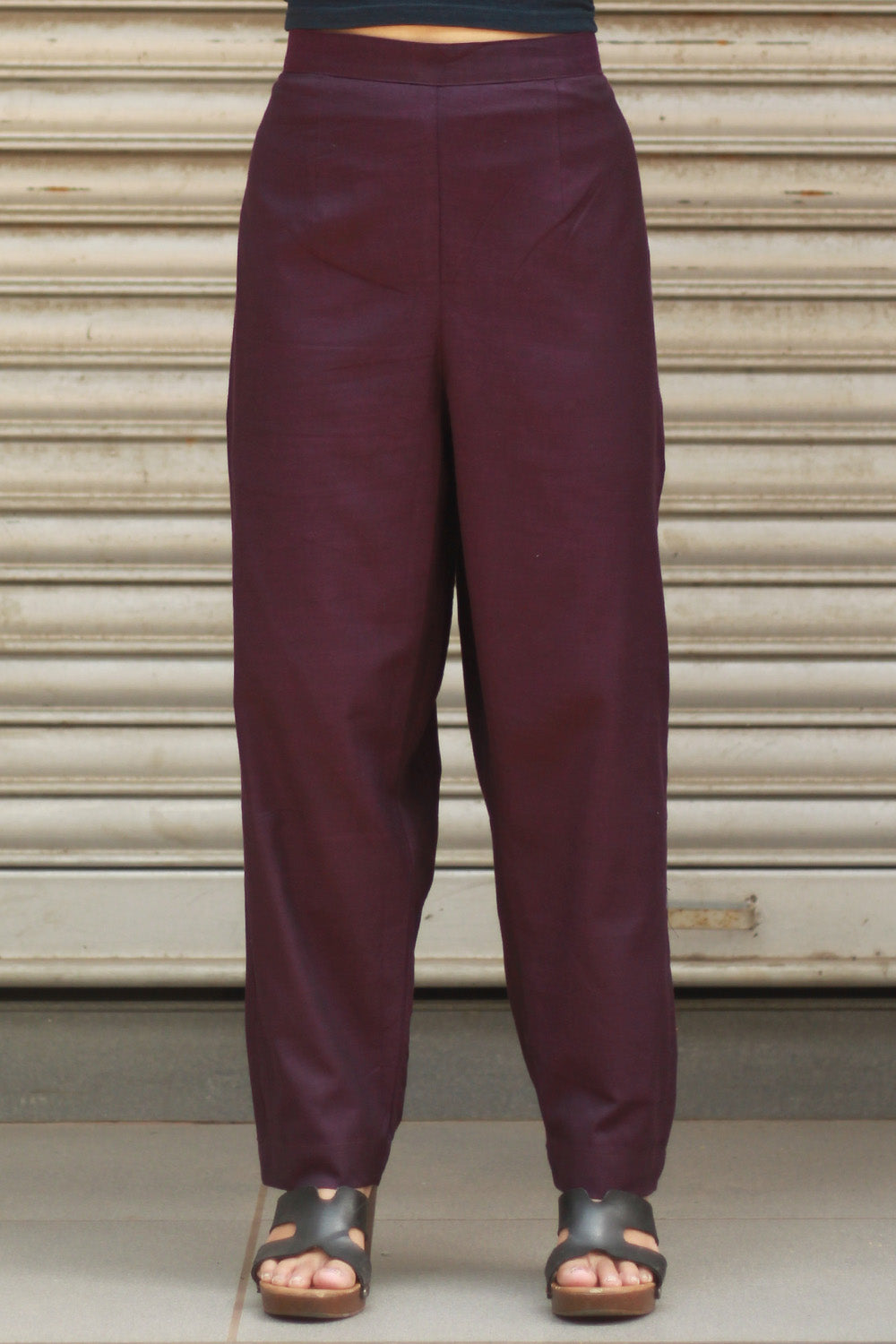 Amala | Slim Pants | Purple