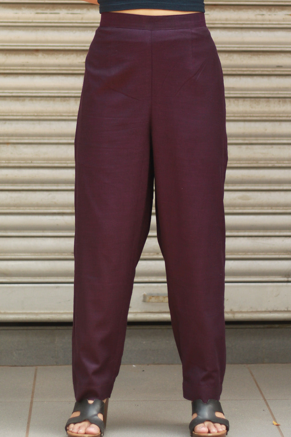 Amala | Slim Pants | Purple