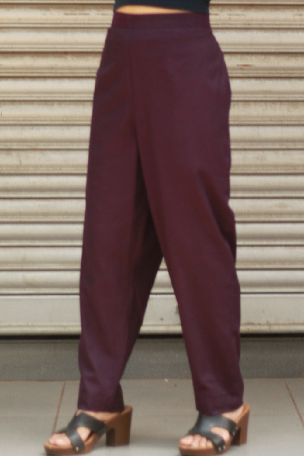 Amala | Slim Pants | Purple