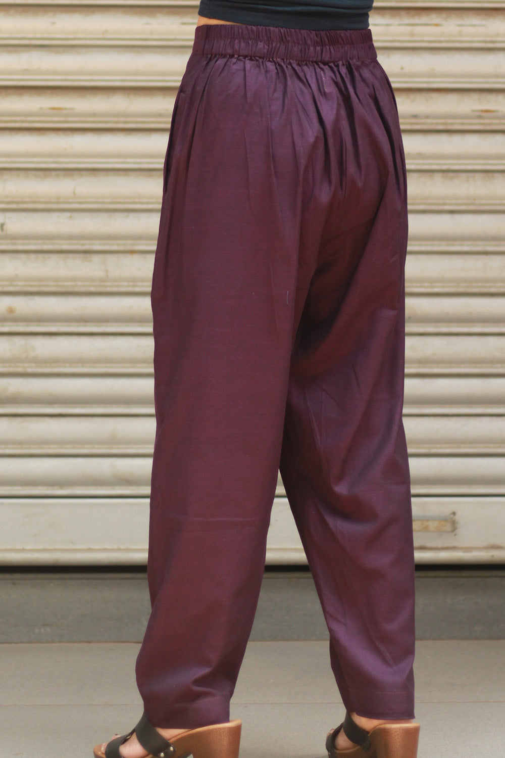Amala | Slim Pants | Purple