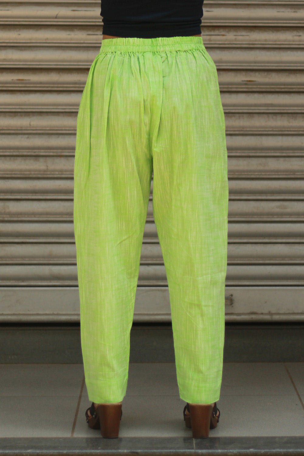 Amala | Slim Pants | Neon Green