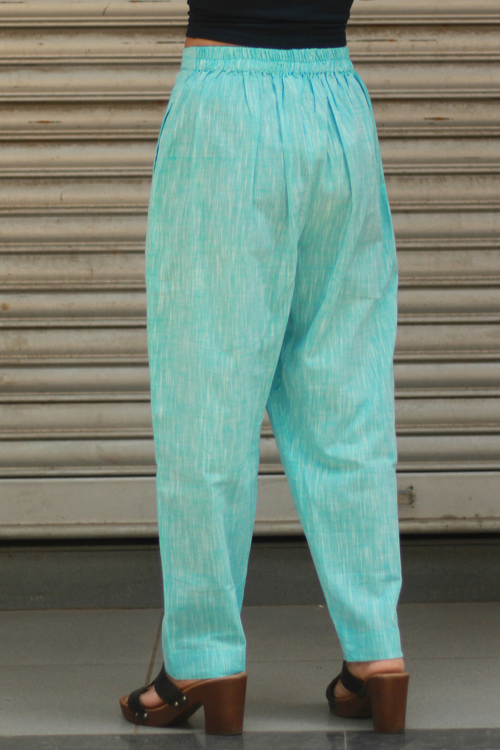 Amala | Slim Pants | Sky Blue