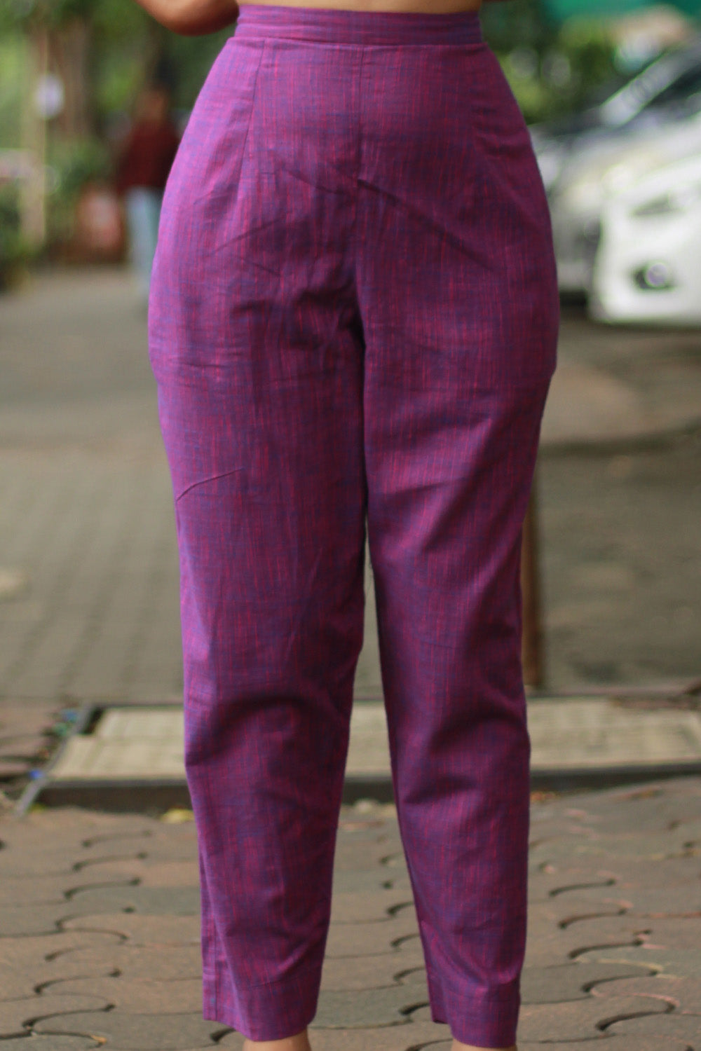 Amala | Slim Pants | Purple