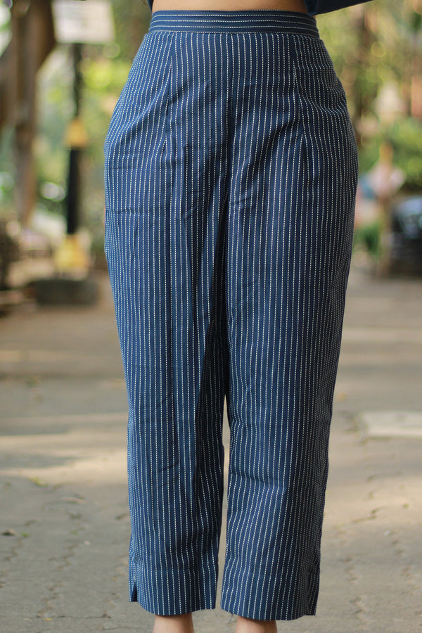 Amala | Slim Pants | Deep Blue