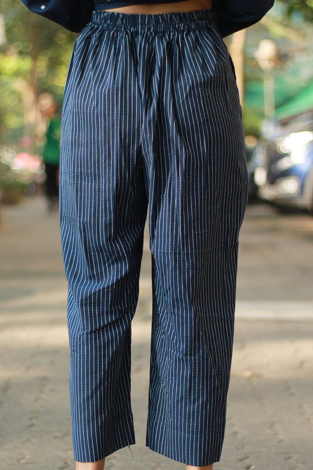 Amala | Slim Pants | Deep Blue
