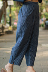Amala | Slim Pants | Deep Blue