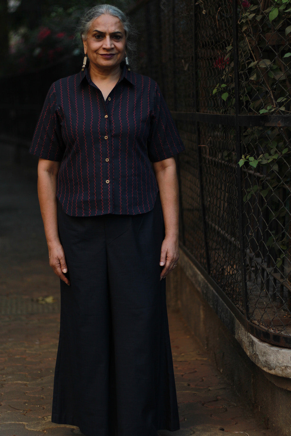 Dhoop - Chhaon | Cotton Shirt | Navy Blue