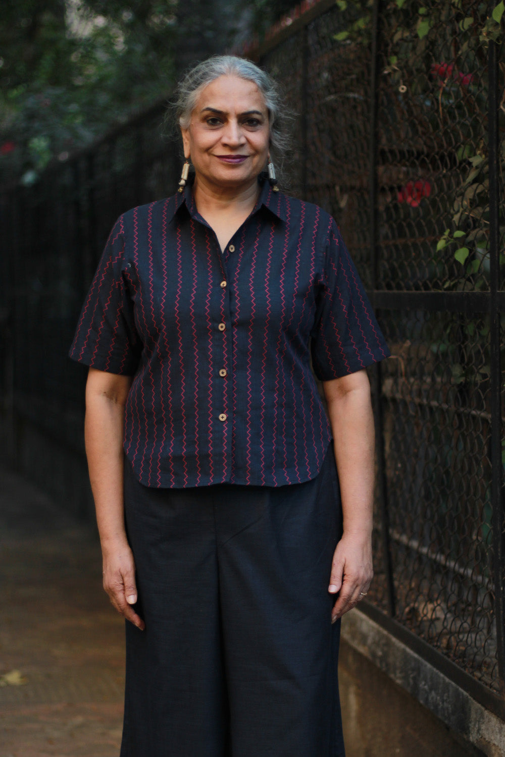 Dhoop - Chhaon | Cotton Shirt | Navy Blue