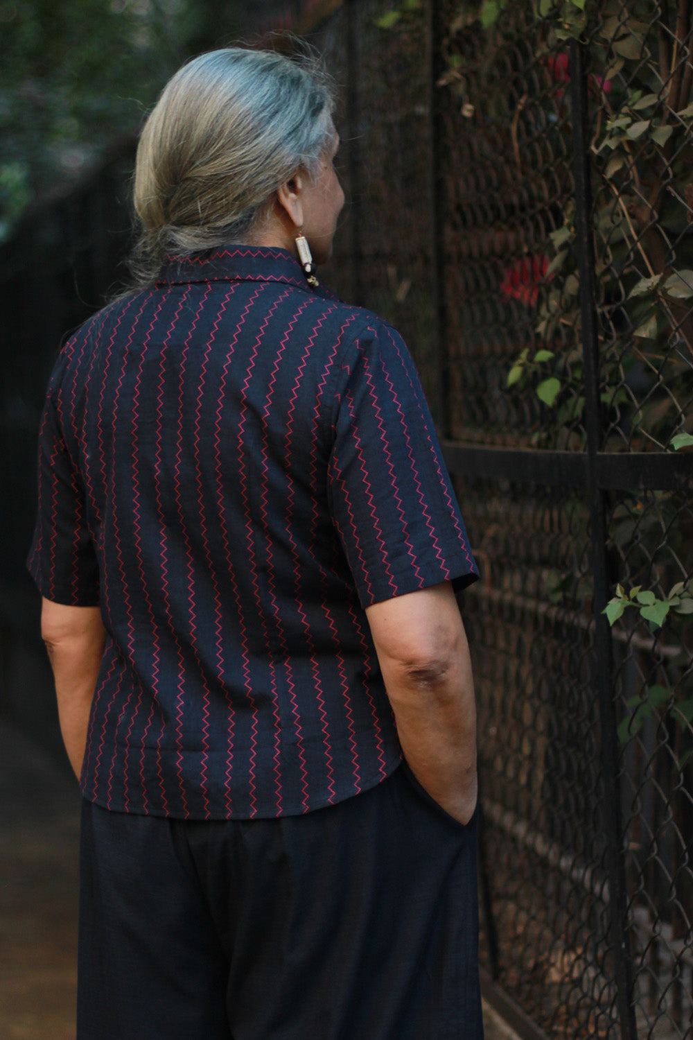 Dhoop - Chhaon | Cotton Shirt | Navy Blue