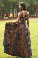 Viharini | Kali Skirt | Ajrakh Medley
