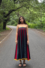 Kaari | Kalidar Skirt | Multicolour Stripes