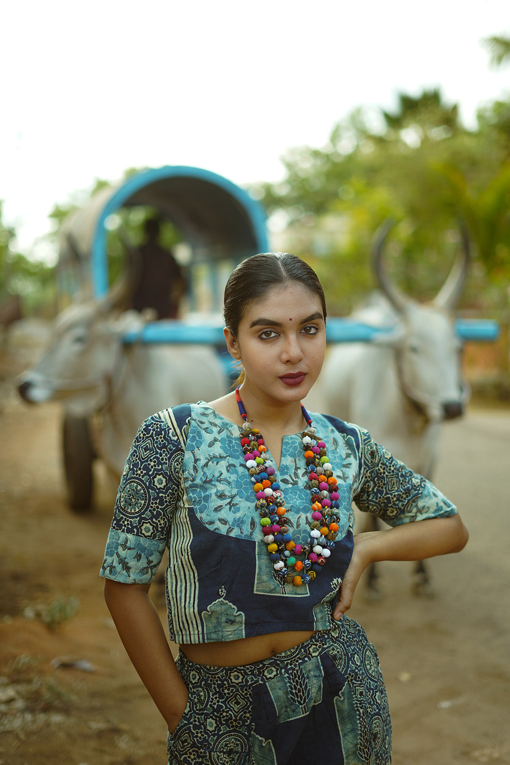 Choli Blouse | Indigo Ajrakh