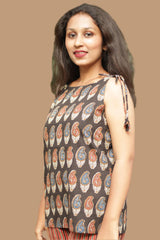 Chanchal | Dori Top | Noir Kairi Bagru