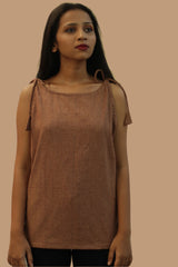 Chanchal | Dori Top | Sienna cotton