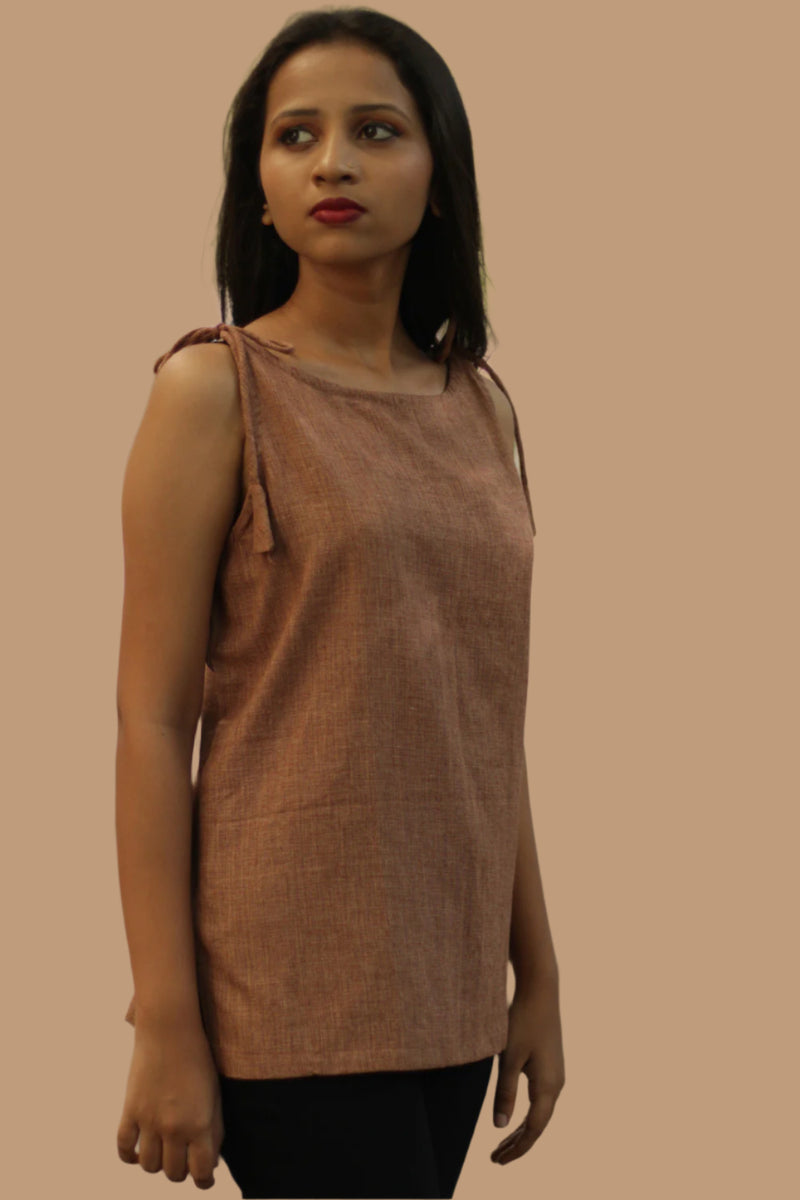 Chanchal | Dori Top | Sienna cotton