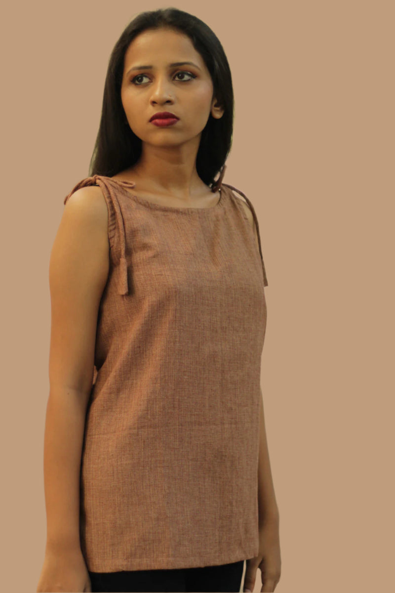 Chanchal | Dori Top | Sienna cotton