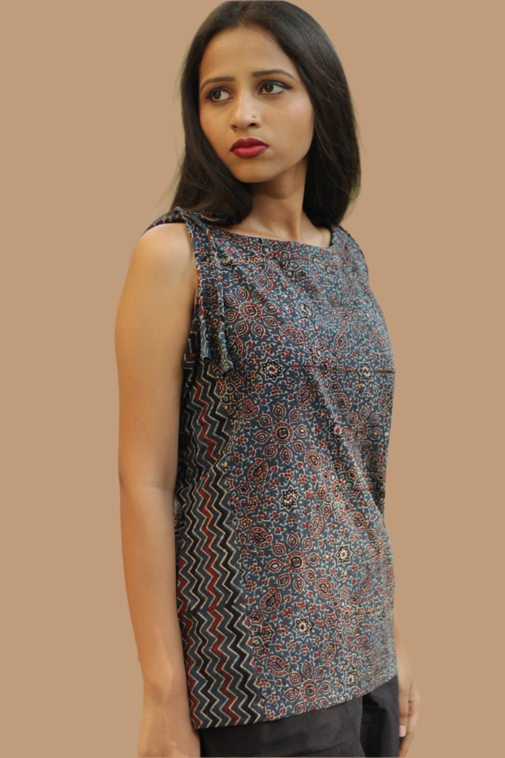 Dhaariyan | Chanchal | Dori Top | Indigo Universe & Chevron Ajrakh