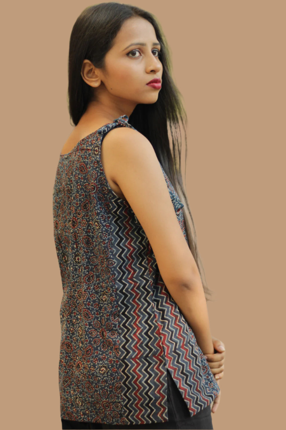 Dhaariyan | Chanchal | Dori Top | Indigo Universe & Chevron Ajrakh